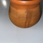 Ceramic clay candle jar