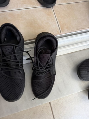 Jordan athletic shoes, black, size 44.5