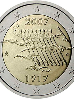 Φινλανδία 2 Ευρώ 2007 UNC αναμνηστικό ανεξαρτησίας