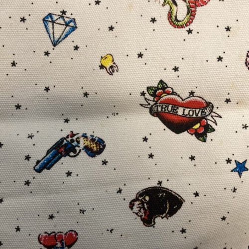 Fabric shoulder bag like new
