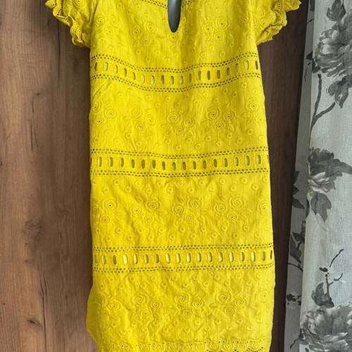 Killah summer women dress, used, size M, mustard color