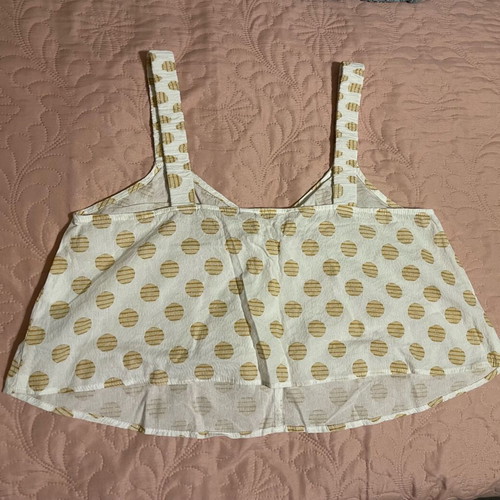 Object Taylor polka dot crop top like new, size XL