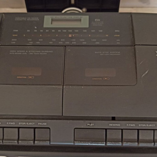 SABA Boombox ραδιοκασετόφωνο μοντέλο RCD 602 μεταχειρισμένο με προβλήματα