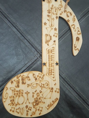 Wooden note new