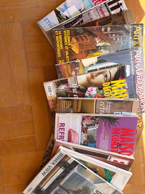 Maison & Decoration and Art & Architecture magazines, 50 issues