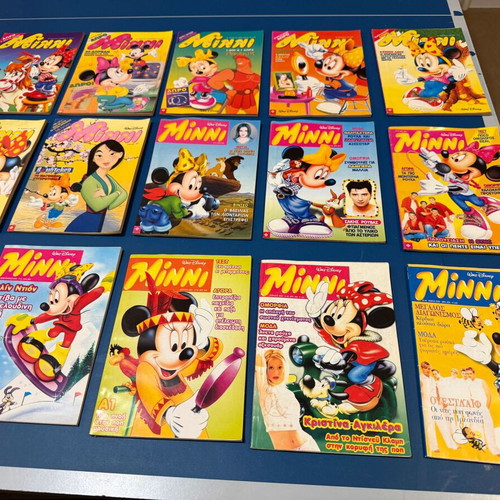 Minnie Disney collectible magazines used, set of 36