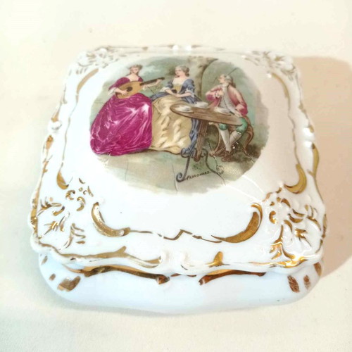IOHPAP Japan porcelain fondantière used with Fragonard design