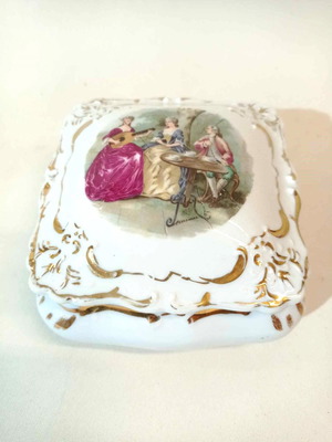 IOHPAP Japan porcelain fondantière used with Fragonard design