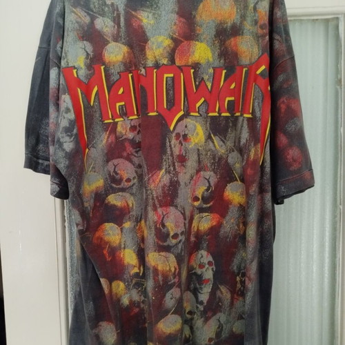 Manowar T-shirt μεταχειρισμένο, μέγεθος XL, αγορά από συναυλία 1992
