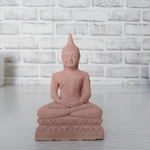 Plaster Buddha decorative figurine