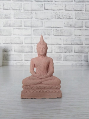 Plaster Buddha decorative figurine