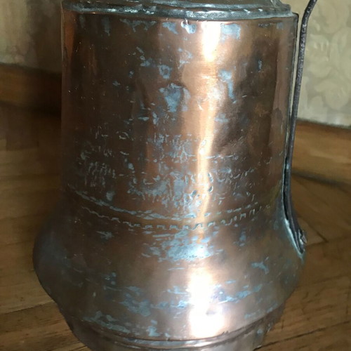 old copper container, copper, bronze, retro, vintage, retro, antique kitchen decoration copper
