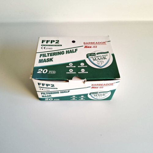 Barbeador face masks pack of 10, new, FFP2 & FFP3