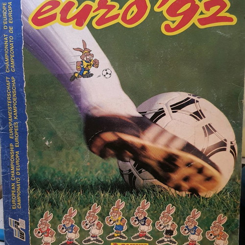 Panini Album EURO '92 used, rare collectible