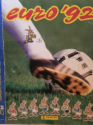 Panini Album EURO '92 used, rare collectible