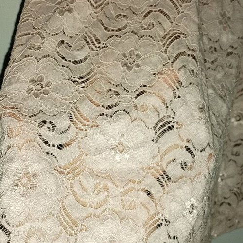 Pink mini dress like new, strapless with lace and bow