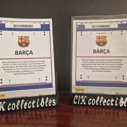 Panini Select Euroleague Barcelona Willy Hernangomez Score lot of 2 cards new