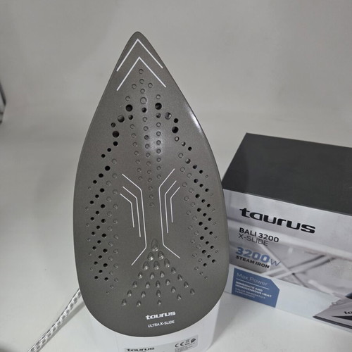 Taurus Bali 3200 X-Slide Steam Iron new, 3200W, white and blue