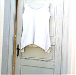  Γυναικείο μπλουζάκι βαμβακερό λευκό