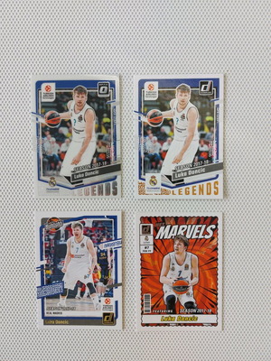 2023-24 Euroleague Donruss Doncic insert в отлично състояние