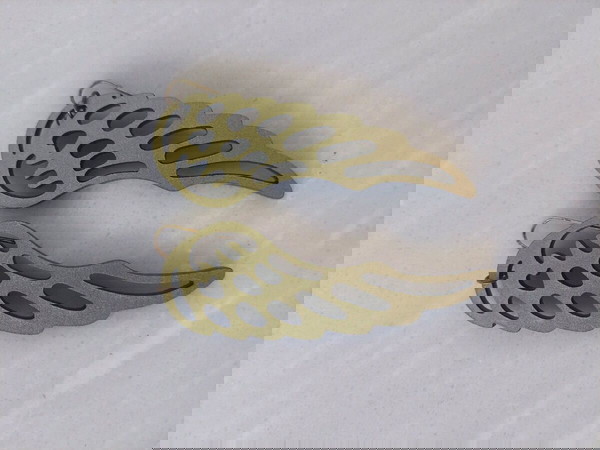 Plexiglass σκουλαρίκια