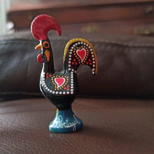 Portugal Rooster used, handmade folk art