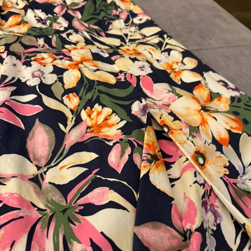 Raxevsky cotton floral midi dress like new, sleeveless, elegant line