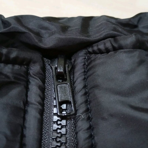 Dog waterproof jacket like new, black with pink