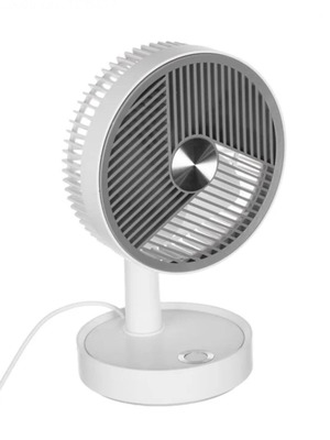 White and gray USB desk fan 4 W Ø13 cm