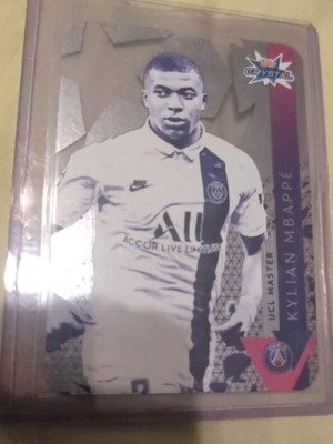Kylian Mbappe Crystal collectible card new