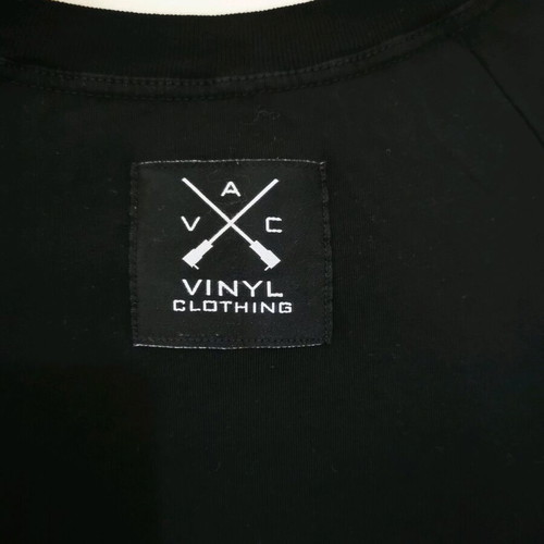 Men's black Vinyl Art shirt used, size M