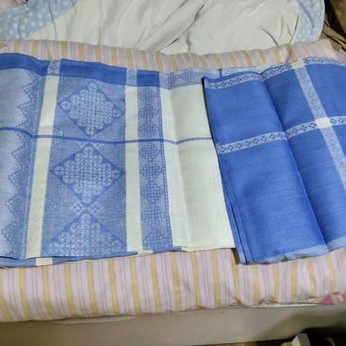 Vintage linen cotton tablecloth double-sided 1.50 x 2.75 m new