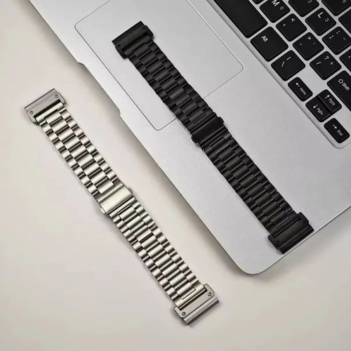 Garmin Steel Quickfit Watch Strap New 20/22/26 mm