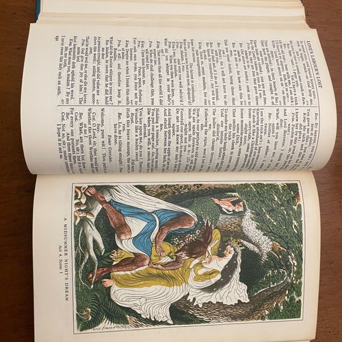 The Complete Works of William Shakespeare Collins edition 1975 like new
