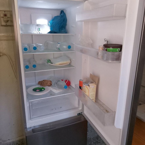 Household appliance set used with Morris freezer, washing machine, Eskimo fridge, wooden drawer