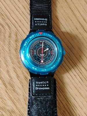 Swatch Scuba blue watch like new