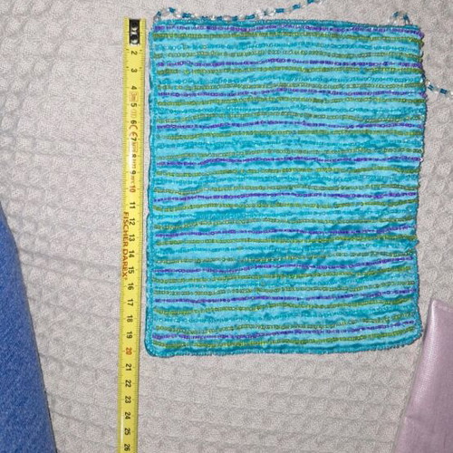 Crossbody bag like new with turquoise beads