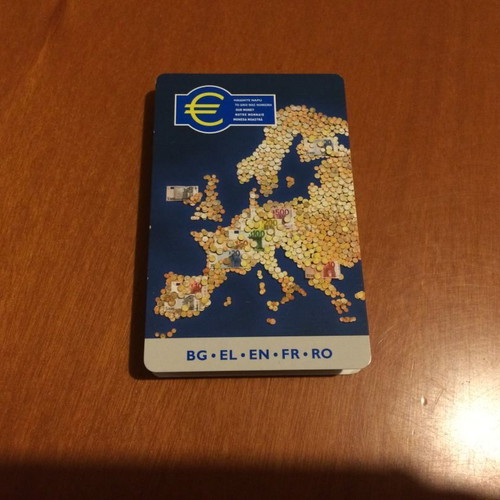 The Europa Series of Banknotes used brochures for Euro