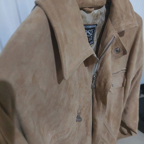Versace suede jacket vintage collectible