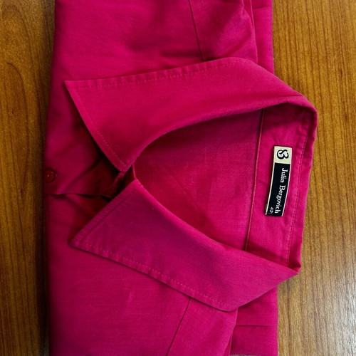 Julia Bergovich women's cotton shirt XL 42 pink like new