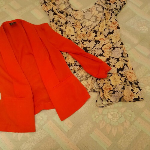 Dress with blazer gift, like new, size S