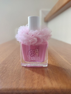 Snails children's nail polish new, pink color, safe and water-based
