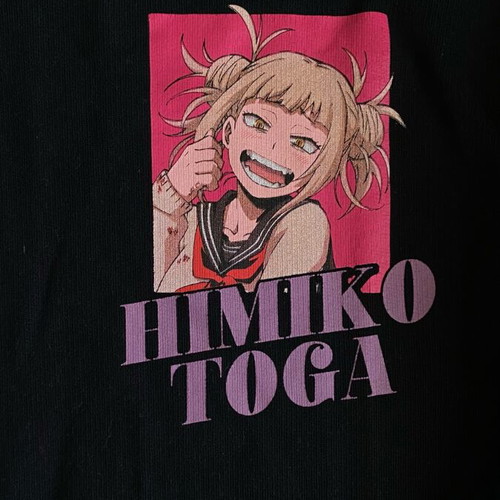 Benetton My Hero Academia hoodie black, like new, girls 12 years