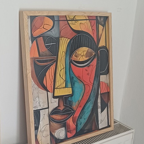 Decorative framed art print, 40x50cm