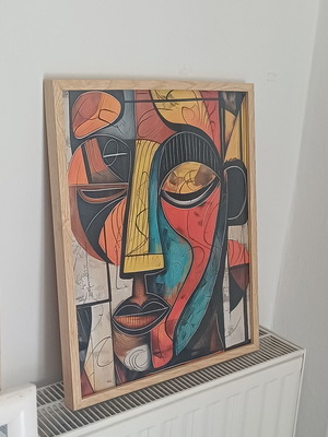 Decorative framed art print, 40x50cm