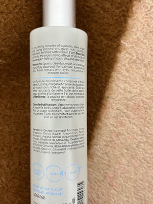 Alma K Enriching Dry Body Oil 110ml