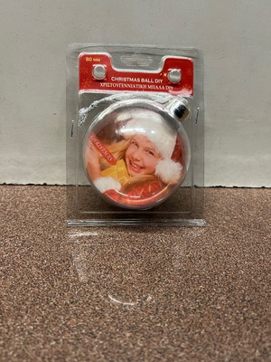 Christmas ball transparent new, 8 cm