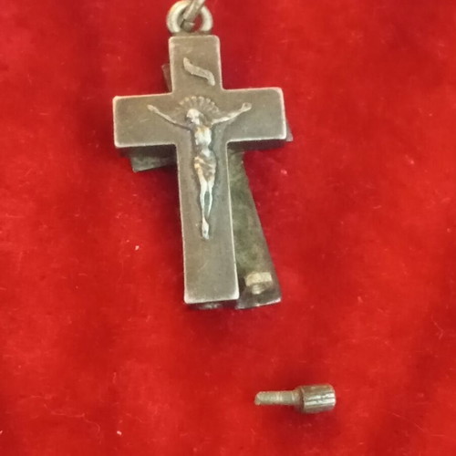 Silver 1000 purity blessing cross vintage