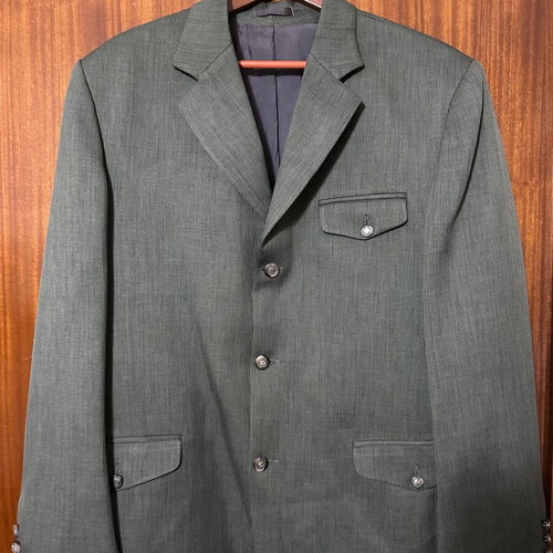 Men's jacket size 52 like new, dark gray