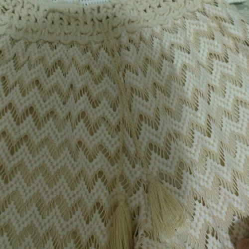 Stradivarius pants and top like new, white and beige
